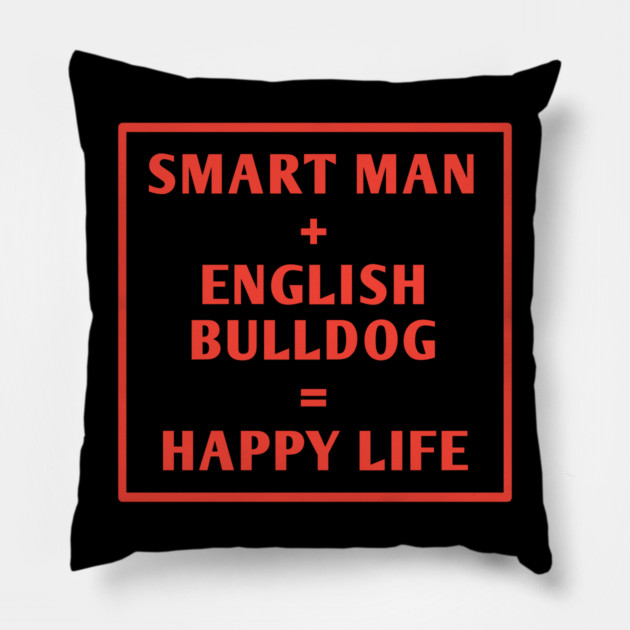 English Bulldog Pillow by BlackMeme94