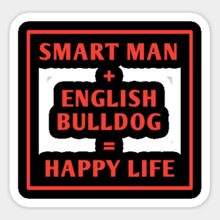 English Bulldog Sticker