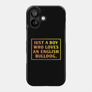 English Bulldog Phone Case