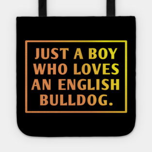 English Bulldog Tote