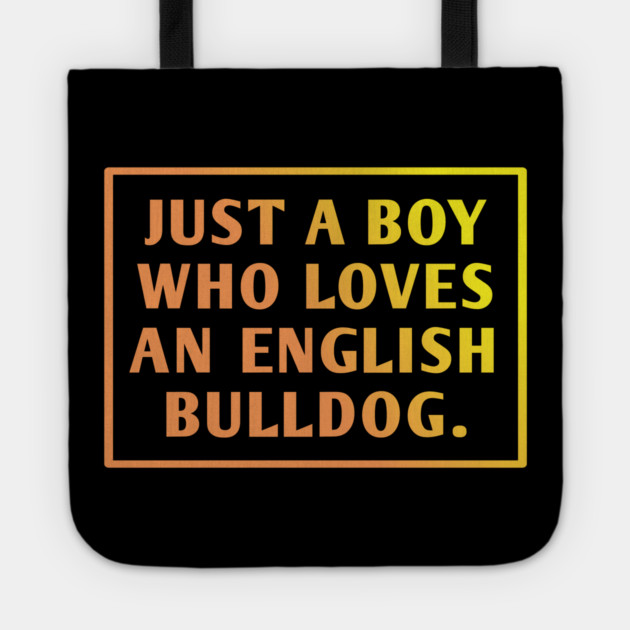 English Bulldog Tote by BlackMeme94