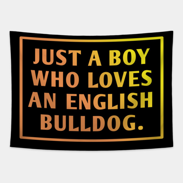 English Bulldog Tapestry by BlackMeme94