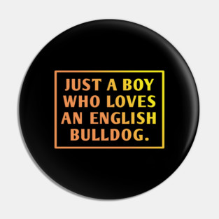 English Bulldog Pin