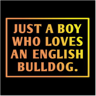 English Bulldog Posters and Art