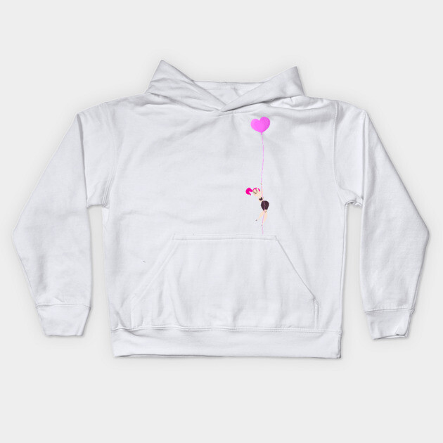 I Heart Mitzi Kids Hoodie by JoTheZette