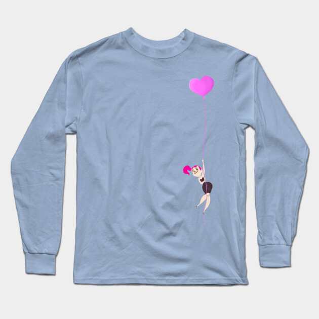 I Heart Mitzi Long Sleeve T-Shirt by JoTheZette