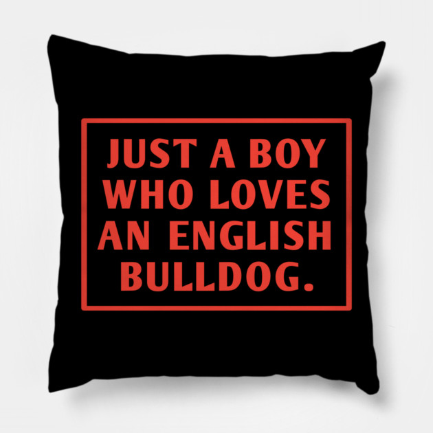 English Bulldog Pillow by BlackMeme94