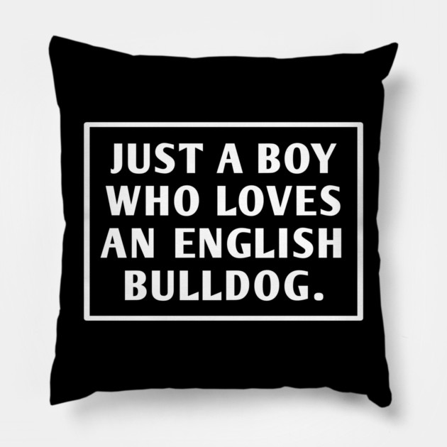 English Bulldog Pillow by BlackMeme94