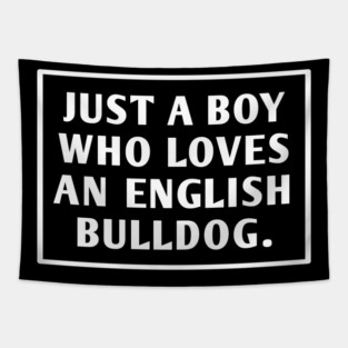 English Bulldog Tapestry