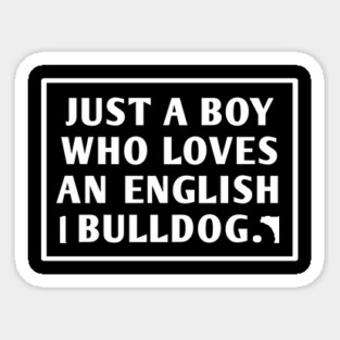 English Bulldog Sticker