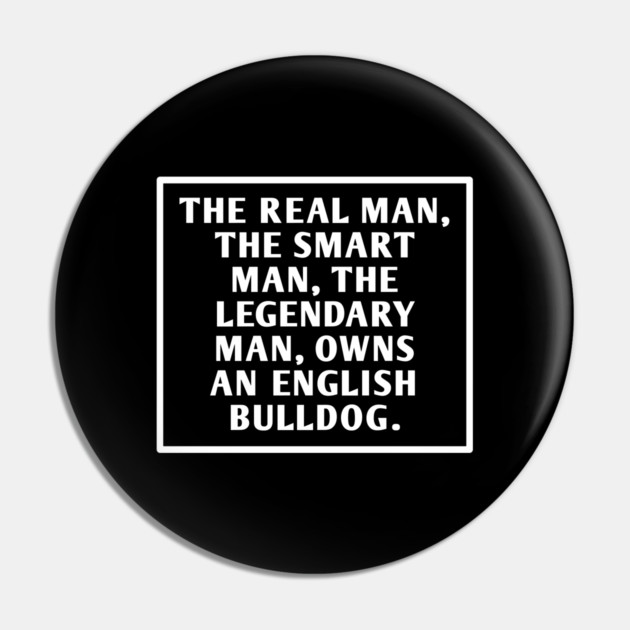 English Bulldog Pin by BlackMeme94