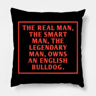 English Bulldog Pillow