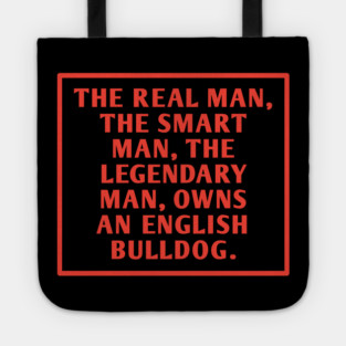 English Bulldog Tote