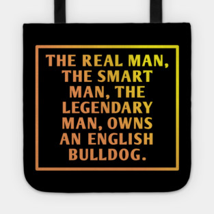 English Bulldog Tote