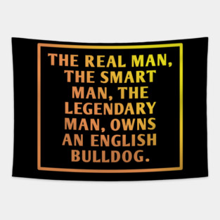 English Bulldog Tapestry