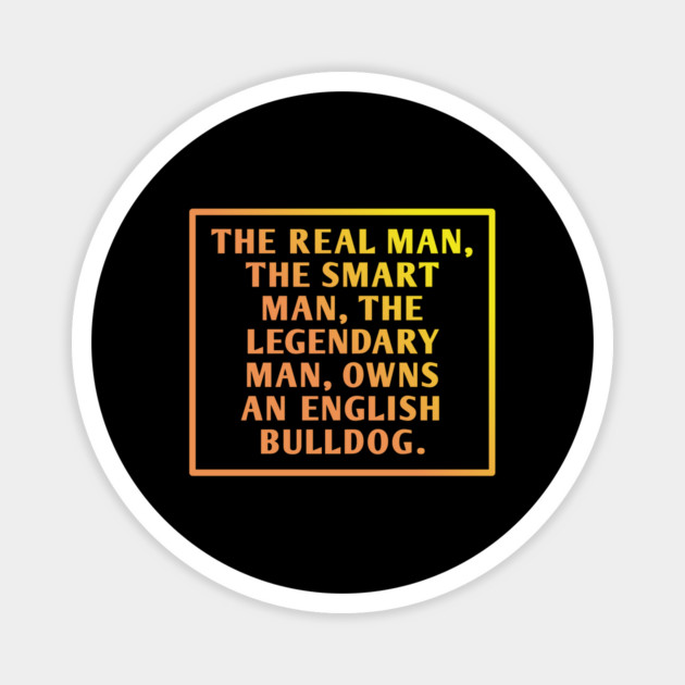 English Bulldog Magnet by BlackMeme94