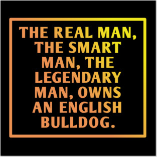 English Bulldog Posters and Art