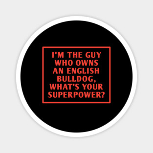 English Bulldog Magnet