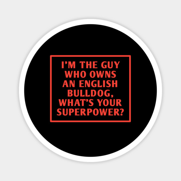 English Bulldog Magnet by BlackMeme94