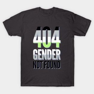 404 Gender Not Found T-Shirt