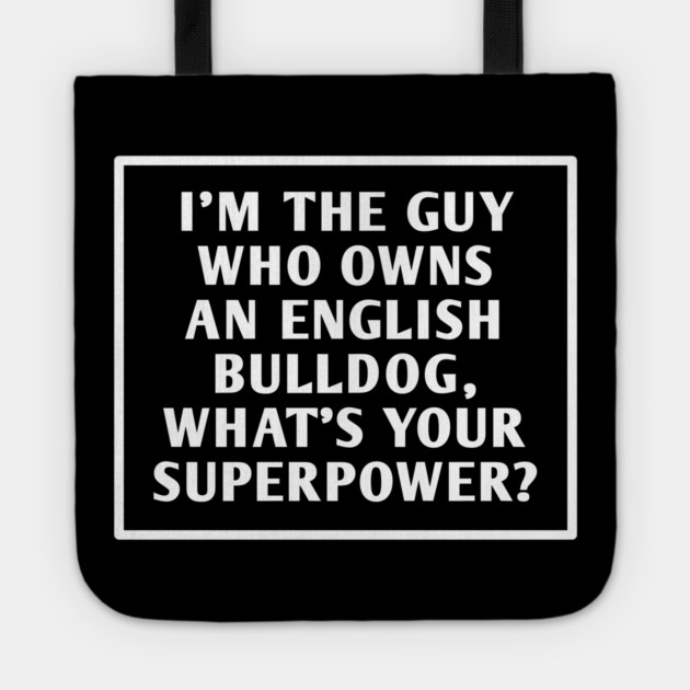 English Bulldog Tote by BlackMeme94