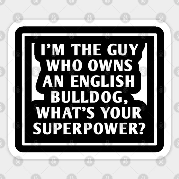 English Bulldog Sticker by BlackMeme94