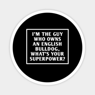 English Bulldog Magnet
