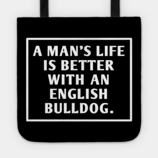 English Bulldog Tote