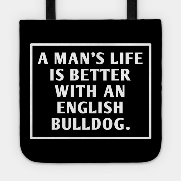 English Bulldog Tote by BlackMeme94