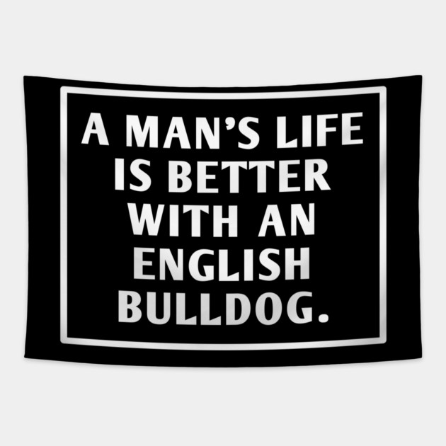 English Bulldog Tapestry by BlackMeme94