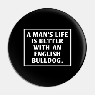 English Bulldog Pin