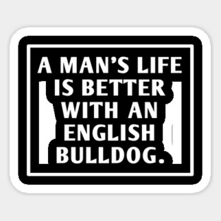 English Bulldog Sticker