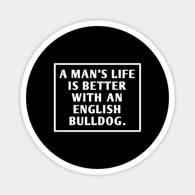 English Bulldog Magnet by BlackMeme94