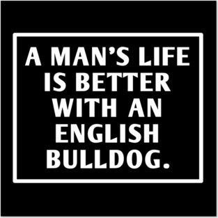 English Bulldog Posters and Art