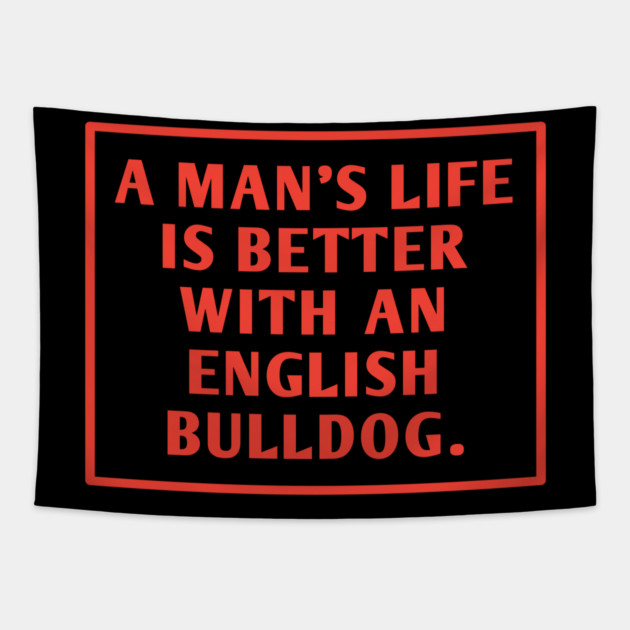 English Bulldog Tapestry by BlackMeme94