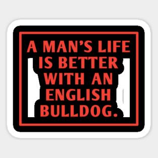 English Bulldog Sticker