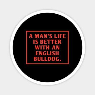 English Bulldog Magnet
