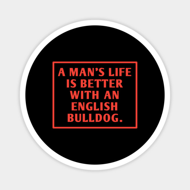 English Bulldog Magnet by BlackMeme94