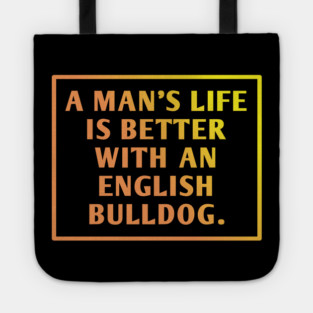 English Bulldog Tote