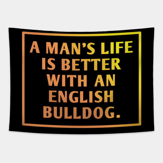 English Bulldog Tapestry by BlackMeme94