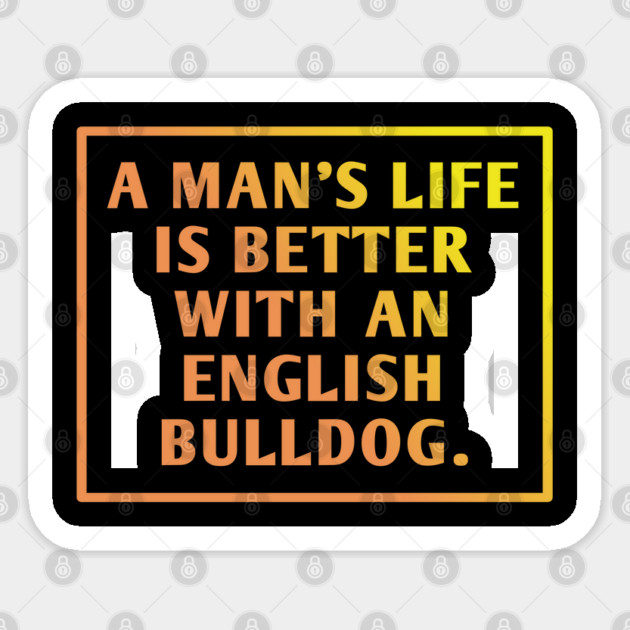 English Bulldog Sticker by BlackMeme94