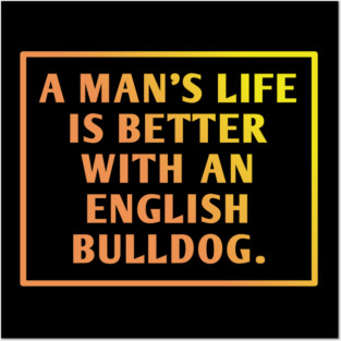 English Bulldog Posters and Art