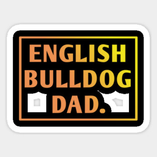 English Bulldog Sticker