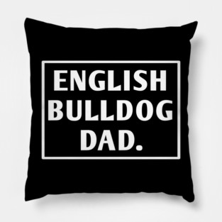 English Bulldog Pillow