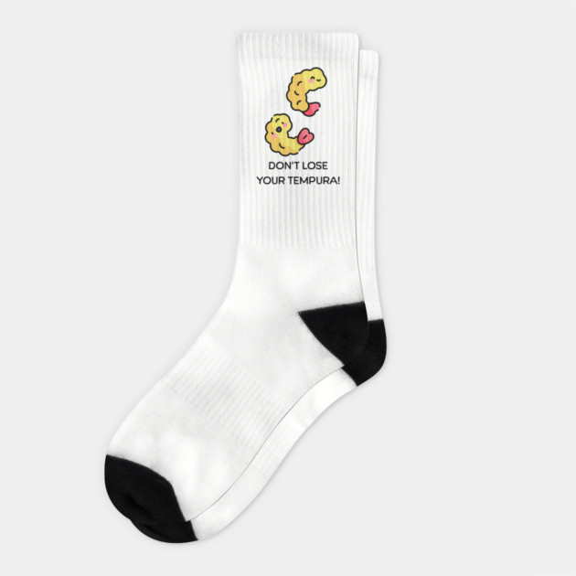 Don’t lose your Tempura pun Socks by HolidayBug