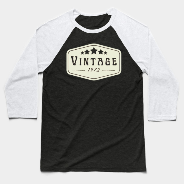 Vintage 1972 Baseball T-Shirt by Pixel Threads 