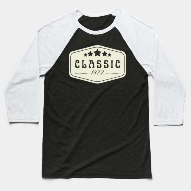 Classic 1972 Baseball T-Shirt by Pixel Threads 