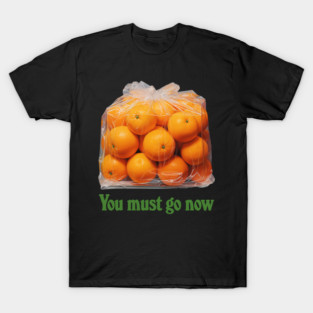 You Must Go Now - Bag Of Oranges T-Shirt