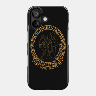 Sisyphean Task Weightlifting Club - Greek Mythology, Gym Meme, Bodybuilding Phone Case