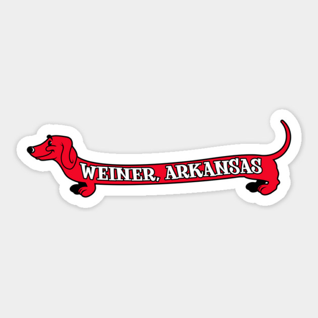 Weiner Dog Sticker by rt-shirts